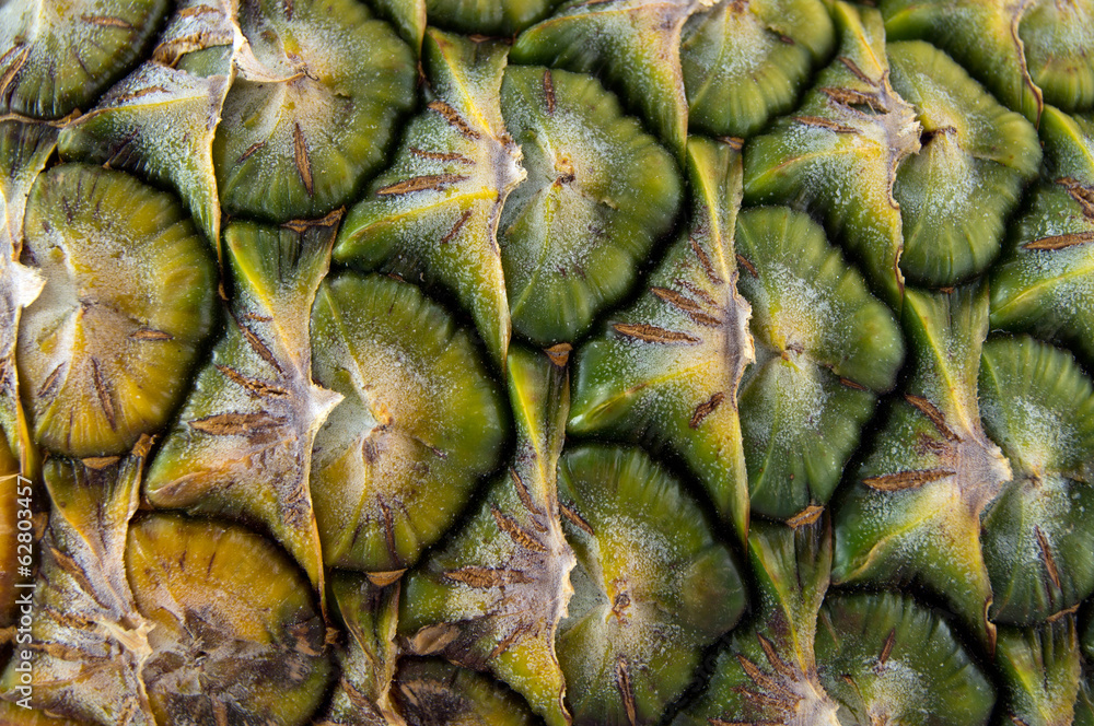 Fototapeta premium Close up texture of pineapple background.