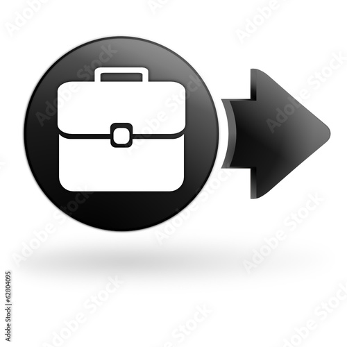 bagage sur bouton noir