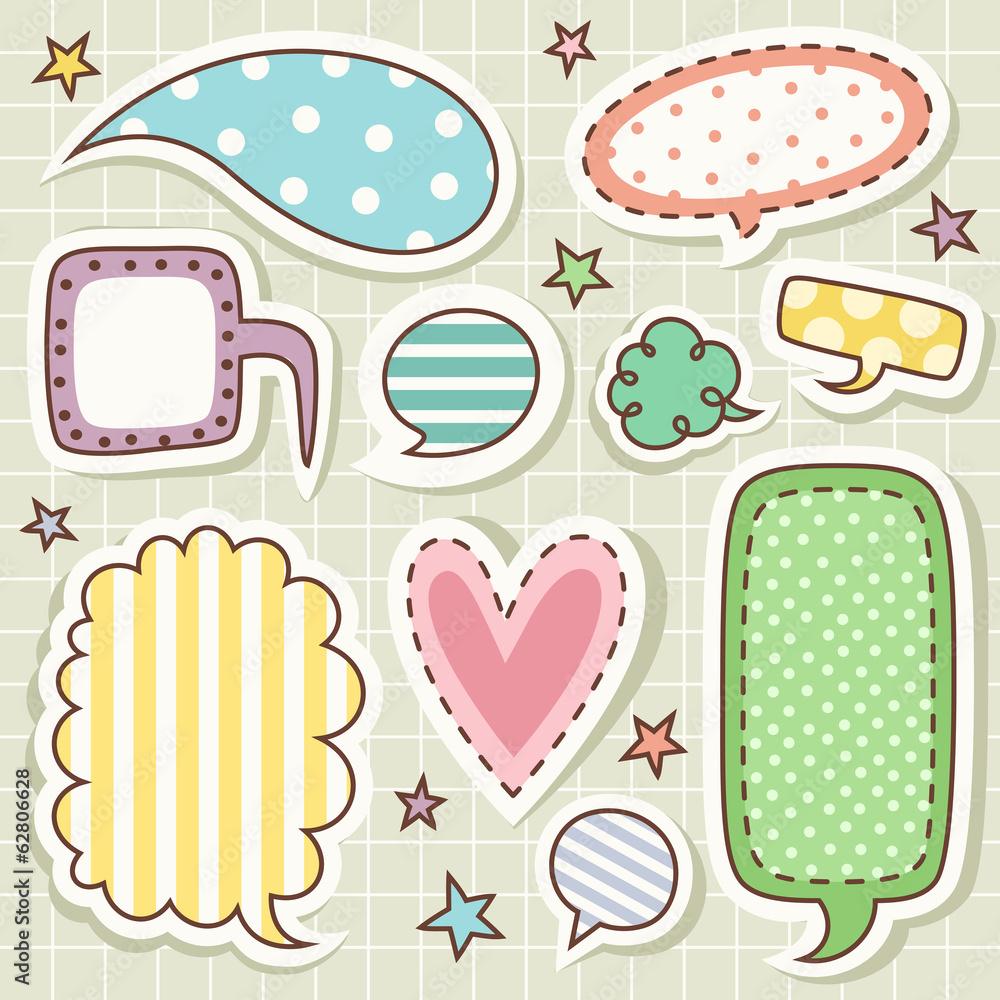 abstract speech bubble design abstract speech bubble design