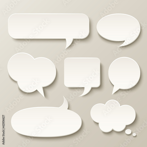 abstract speech bubble design