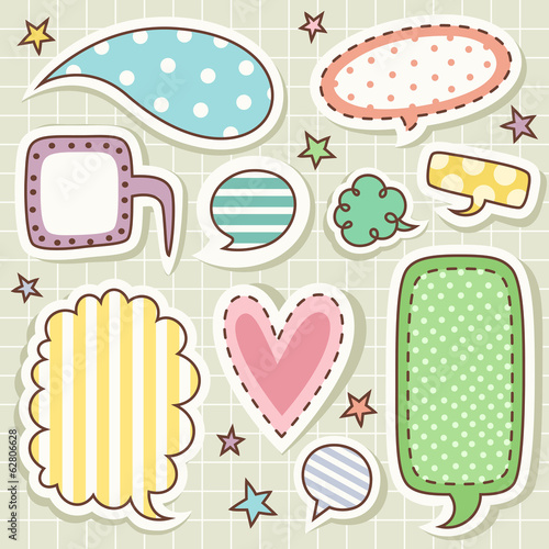 abstract speech bubble design