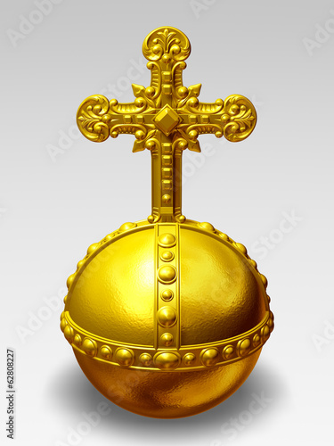 Photography golden imperial orb