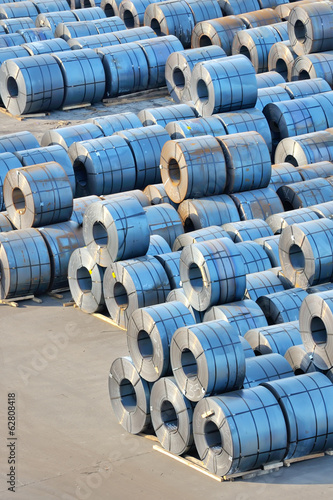 Rolls of steel sheet photo