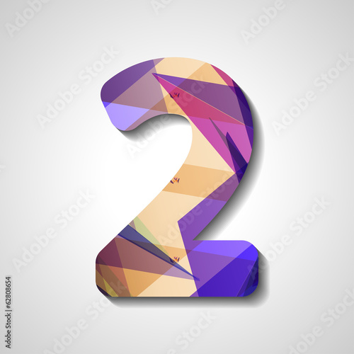abstract illustration, number collection - 2