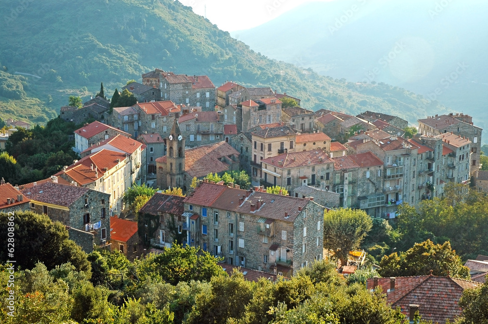 Santa Lucia di Tallano village, Corsica Santa Lucia di Tallano village, Corsica