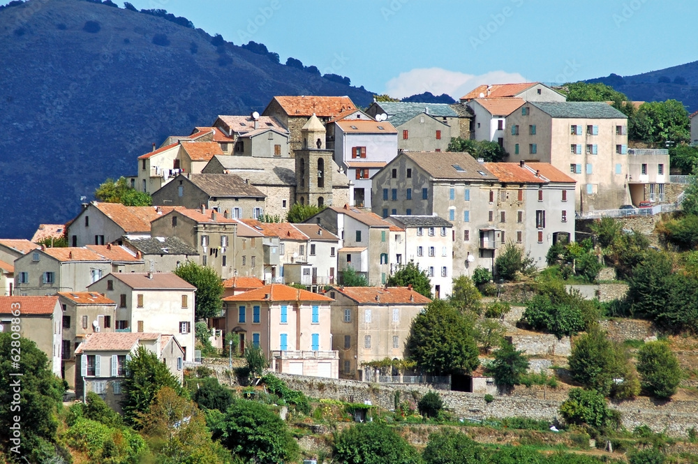 Riventosa village, Corsica Riventosa village, Corsica