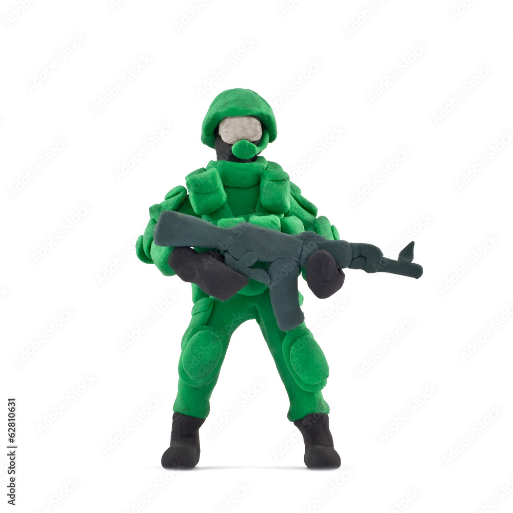 Fototapeta premium green men in the Crimea