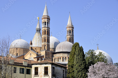 Rear view of Saint Anthony basilica in Padua