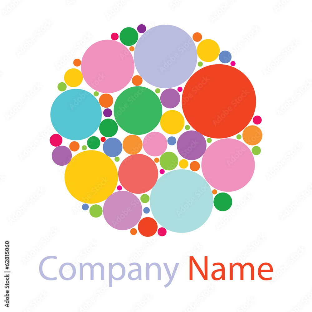 colourful circle  logo