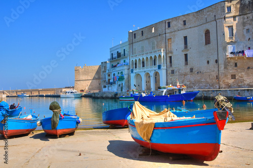 Old port. Monopoli. Puglia. Italy.