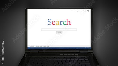 searching information in internet screen