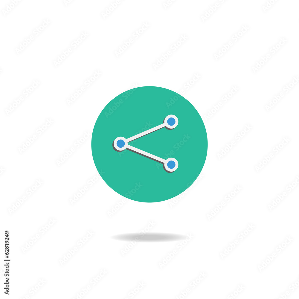 Vector of Marketing icon.share Vector of Marketing icon.share
