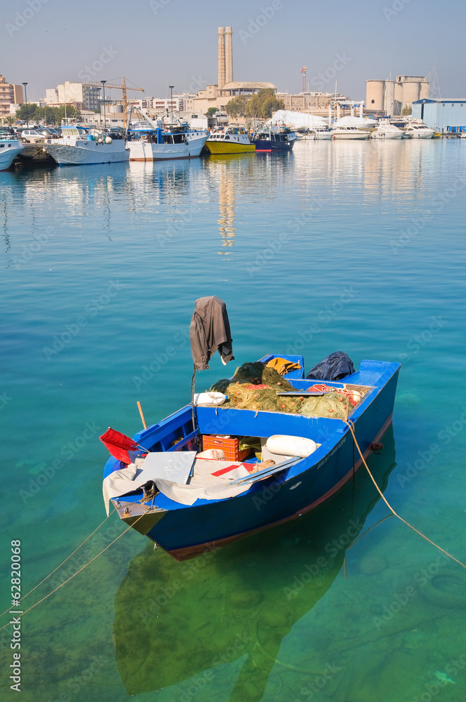 Boat. Monopoli. Puglia. Italy.
