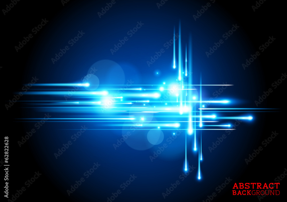 Fototapeta premium Electric Blue Background