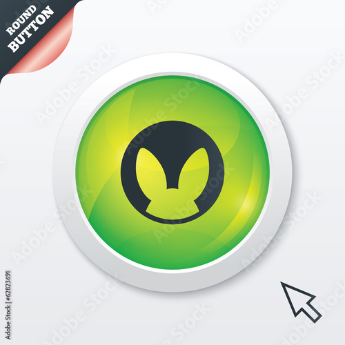 No animals testing sign icon. Not tested symbol