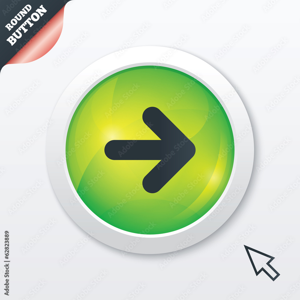 Arrow sign icon. Next button. Navigation symbol Arrow sign icon. Next button. Navigation symbol