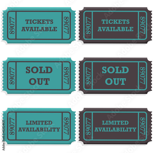 Tickets available and sold out