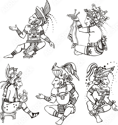 Mayan characters