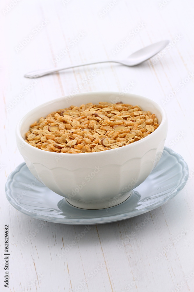 Delicious and healthy granola cereal Delicious and healthy granola cereal