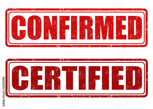 Confirmed and certified stamps