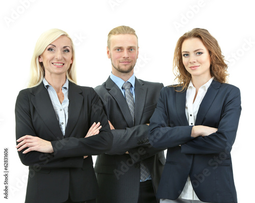 Group of business people is...