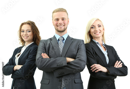 Group of business people is...