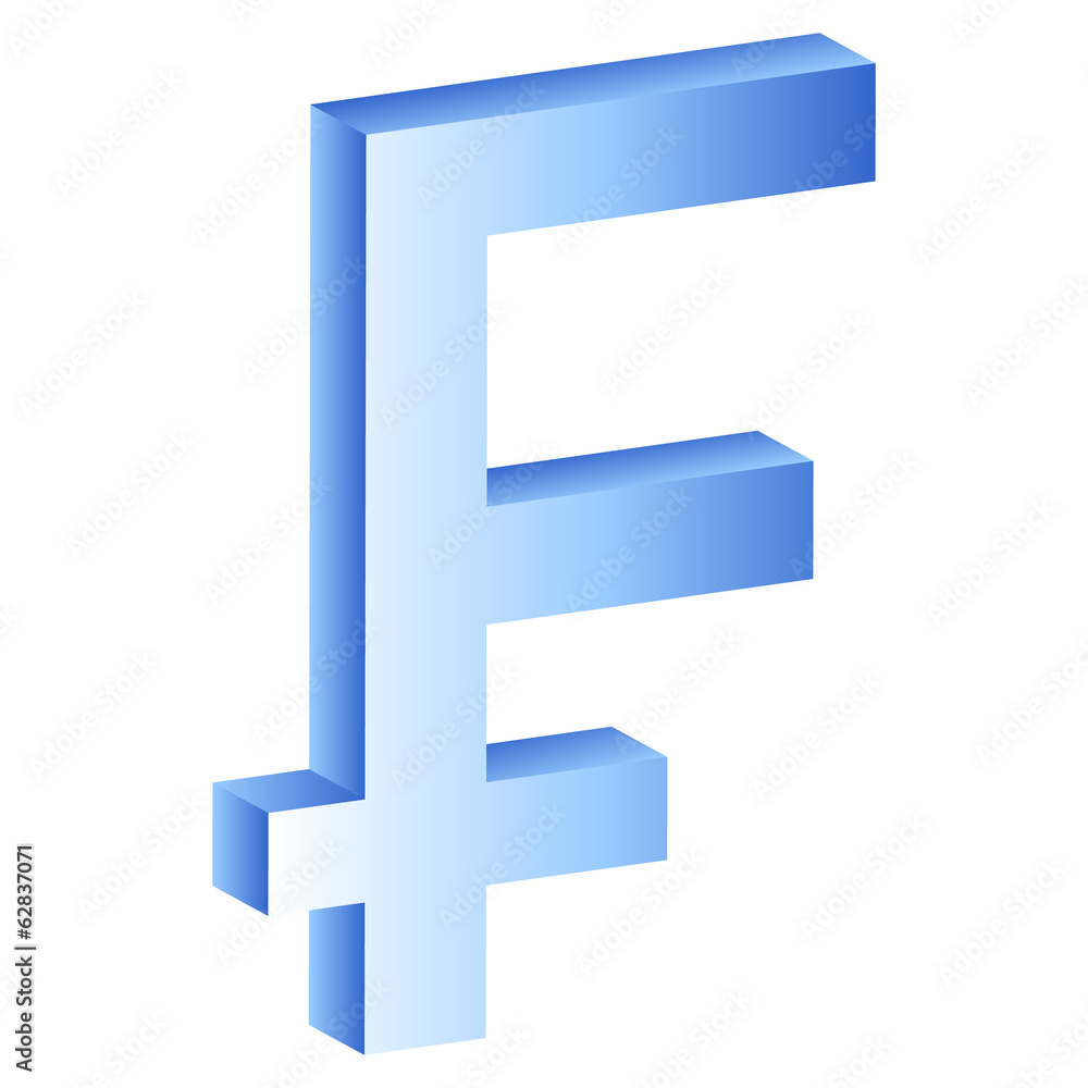 Franc money icon Franc money icon