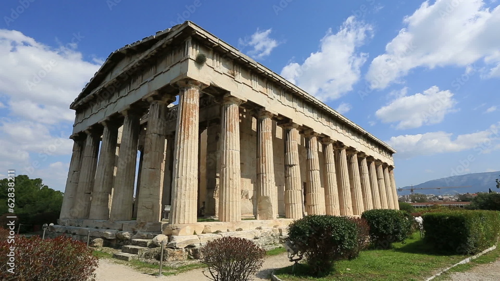 Temple of Hephaestus ancient Greek in Athens Greece Temple of Hephaestus ancient Greek in Athens Greece
