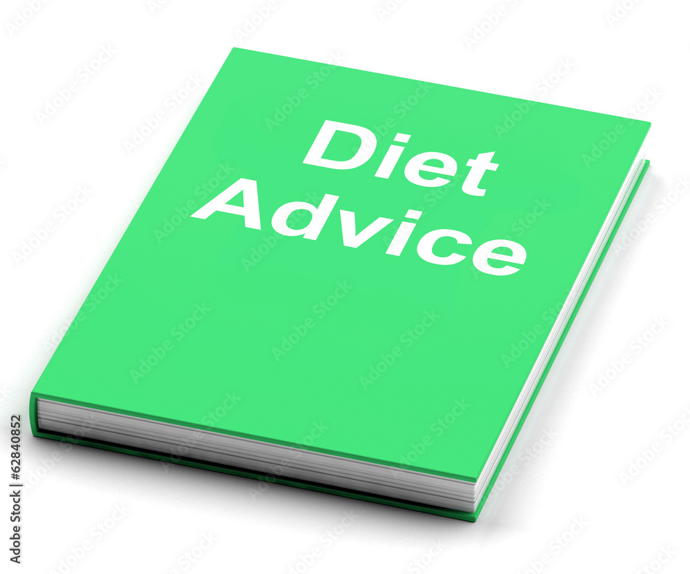 Diet Advice Book Shows Weight loss Knowledge Diet Advice Book Shows Weight loss Knowledge
