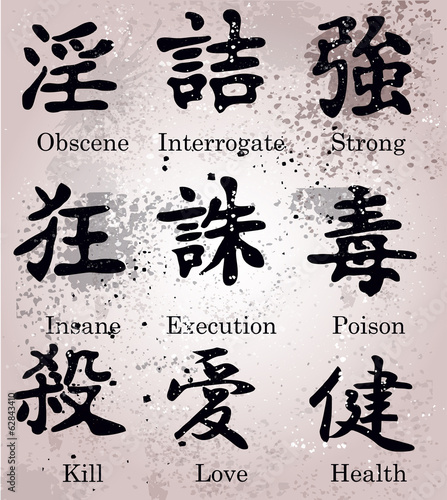 Kanji symbols