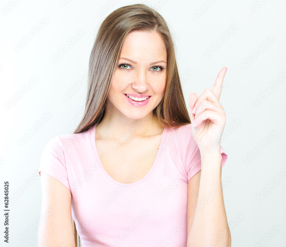Young casual woman style isolated over white background. Young casual woman style isolated over white background.