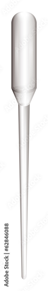 A plastic pipette