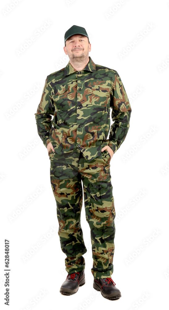 security guard wearing green uniform security guard wearing green uniform