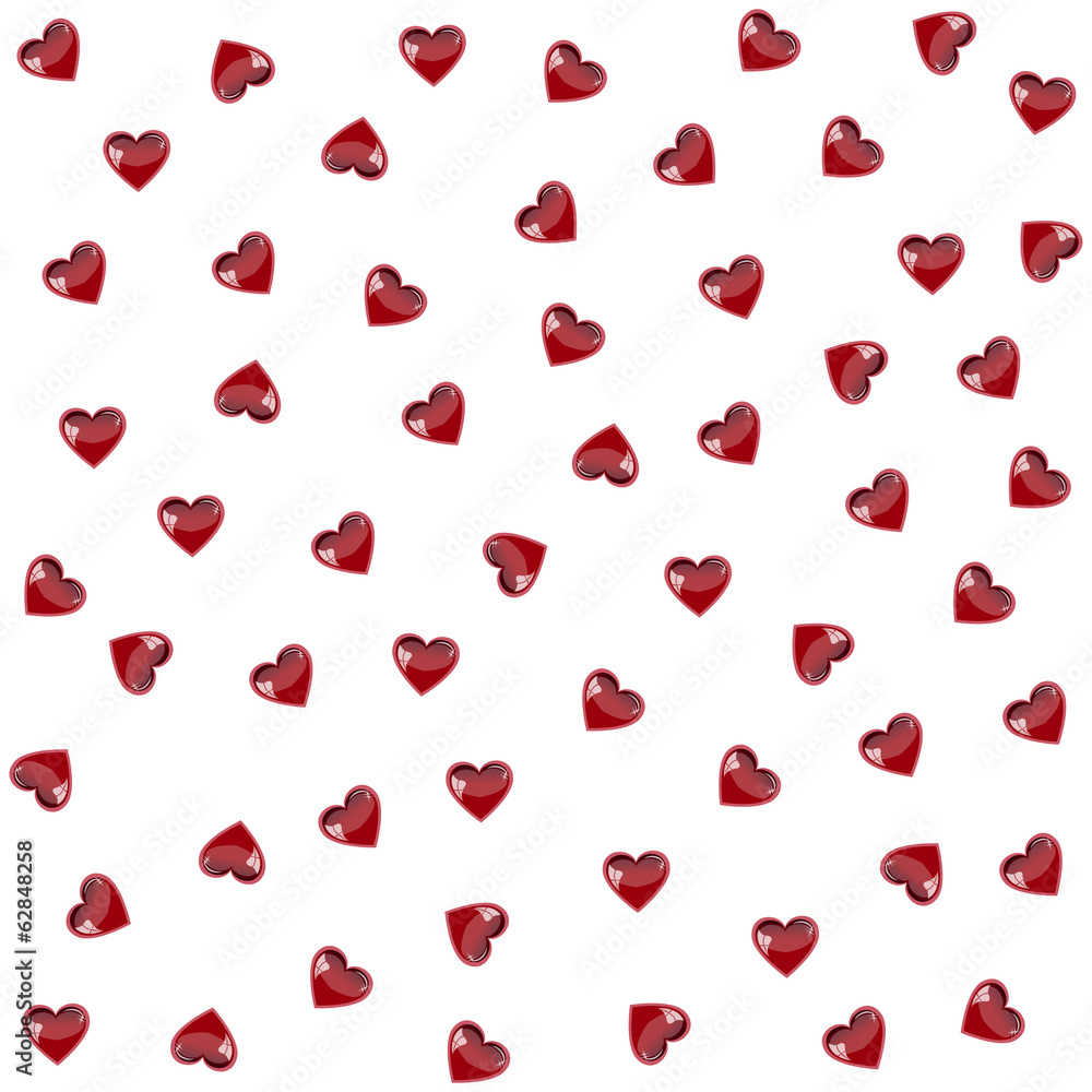 The seamless pattern with heart. Vector