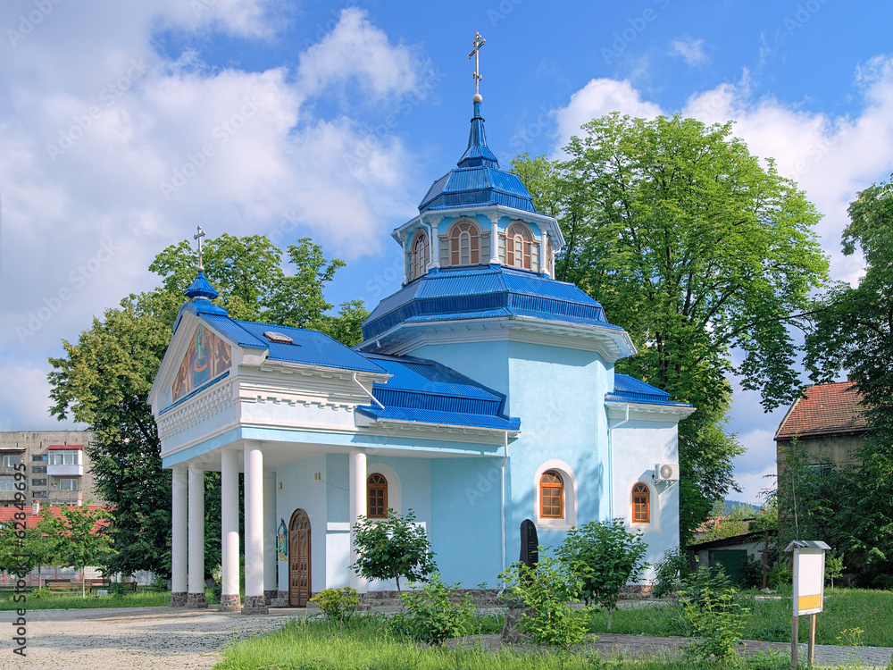 Ukrainian Orthodox Church in Mukacheve, Transcarpathia, Ukraine