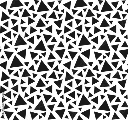 Seamless triangle pattern. Vector background.