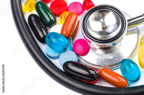 Slika na platnu Colorful pills