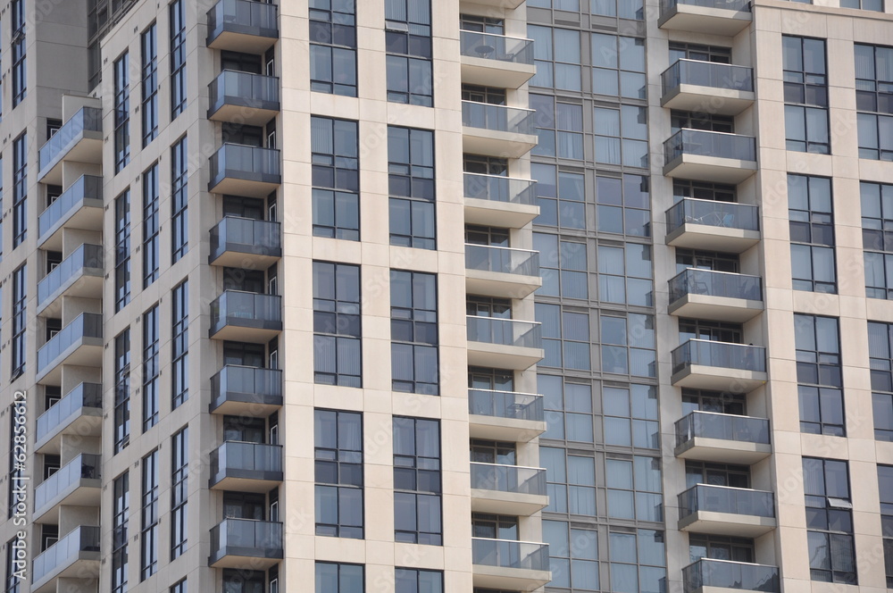 Front of a residential building