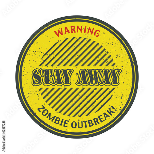 Zombie Outbreak. Hand drawn. Vector Eps8