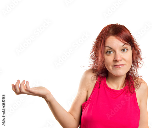 Wallpaper Mural Young girl with doubts. Torontodigital.ca