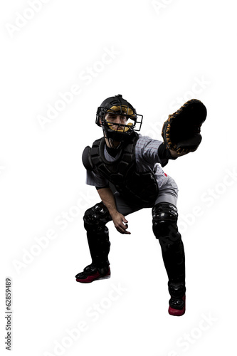 Fototapeta Naklejka Na Ścianę i Meble -  Catcher Baseball Player