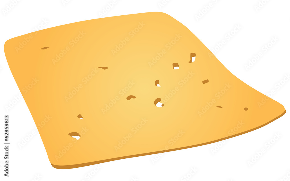 Sliced ​​cheese