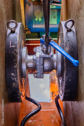 hydro test on valve photo