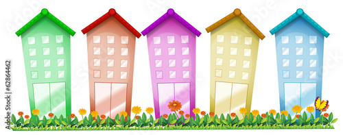 Five tall buildings