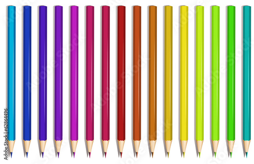 Colorful pencils