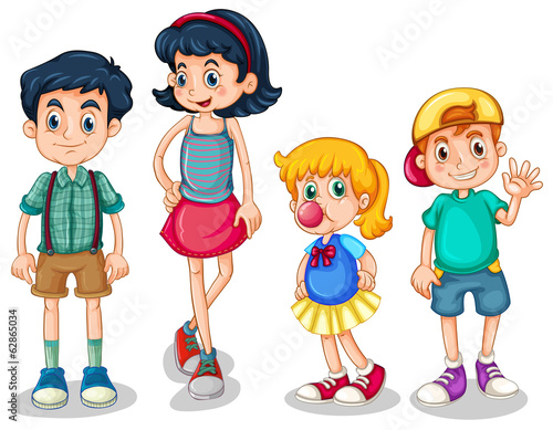 Four siblings
