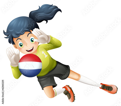 A soccer player from Netherlands
