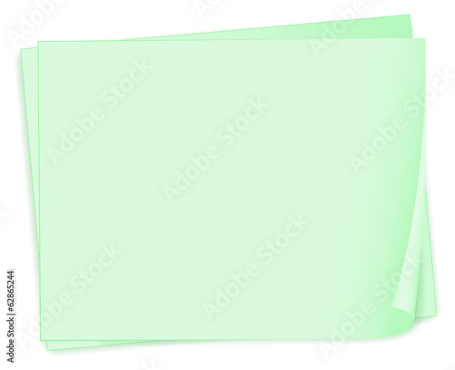 Empty paper templates