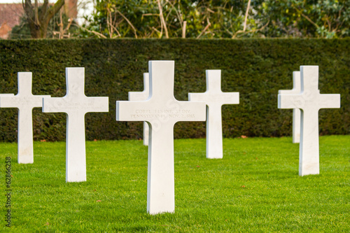 Flanders field American cemetery in Waregem Belgium