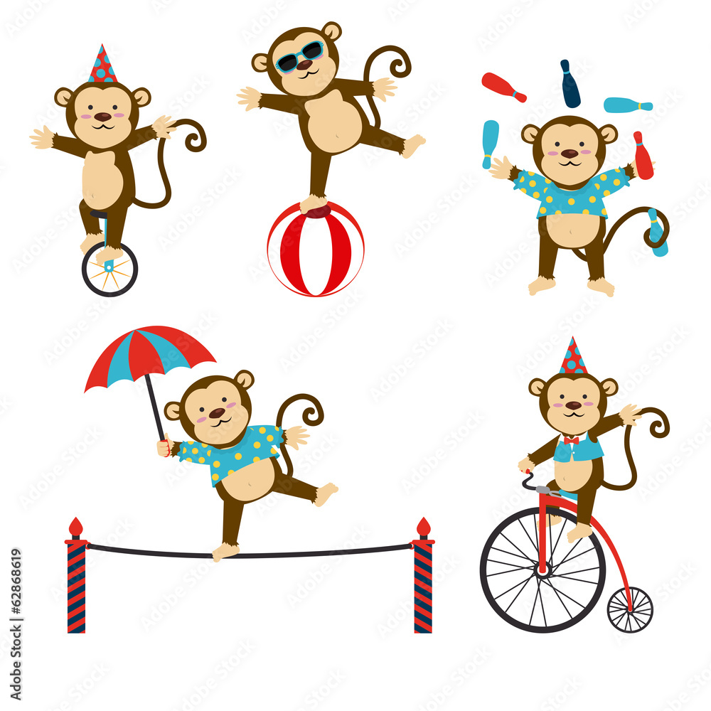 Obraz na plátně Circus design
